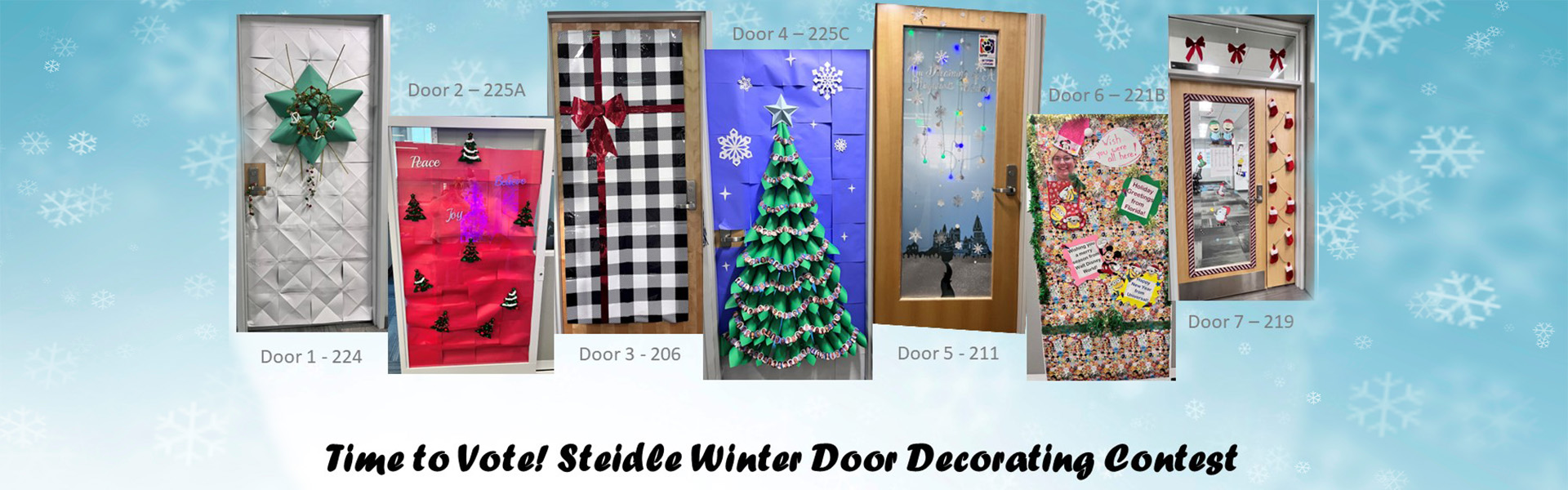 Steidle Winter Door Decorating Contest