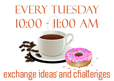 Every Tuesday 10:00 - 11:00 AM