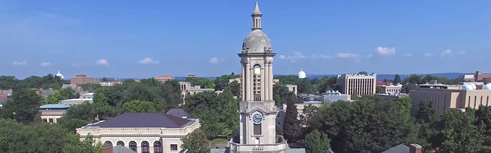 Old Main aerial view