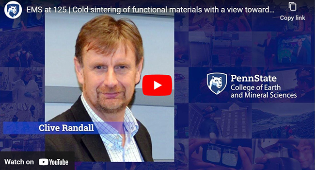 Cold sintering of functional materials with a view toward sustainability