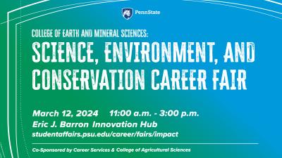 College of EMS Science, Environment, & Conservation Career Fair