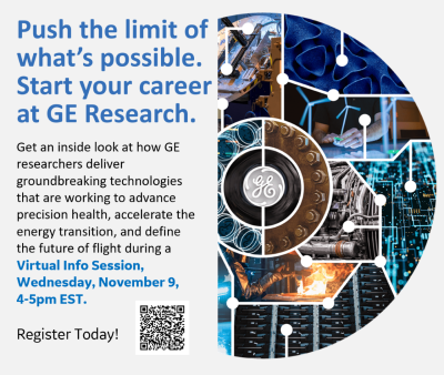 General Electric Research - Virtual Information Session