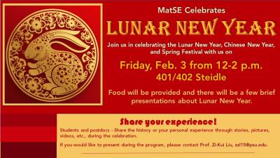 MatSE Celebrates Lunar New Year