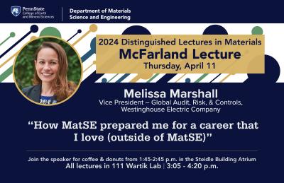 McFarland Lecture - Melissa Marshall