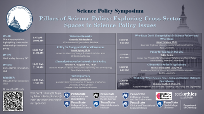 Science Policy Symposium - Pillars of Science Policy: Exploring Cross Sector Spaces in Science Policy