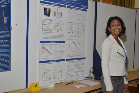 Preeya Kuray, materials science and engineering graduate student  Image: Chuck Fong / Penn State