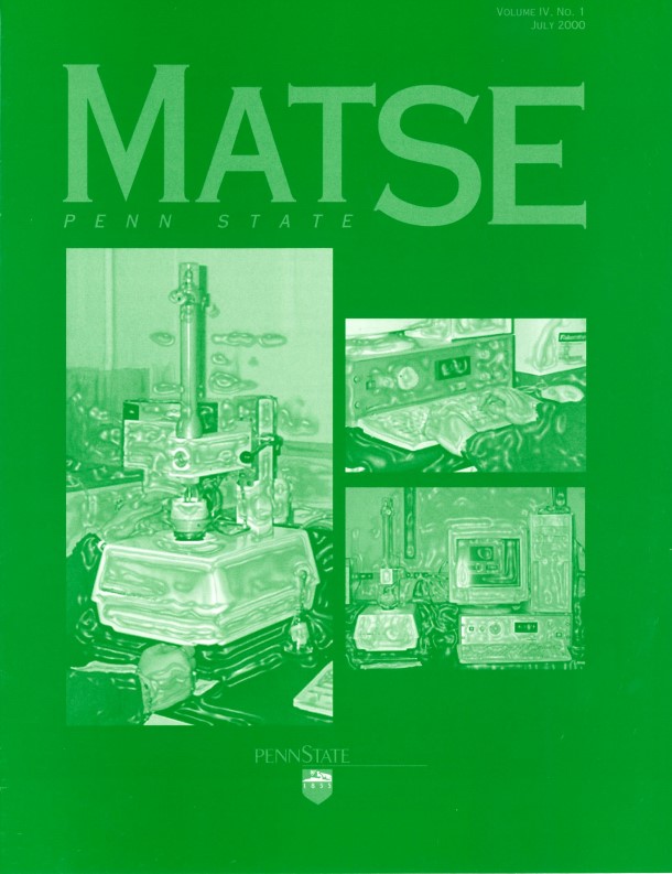 MATSE Vol. IV, No.1